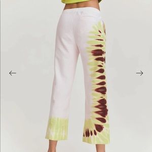 Something Navy Aspen Tie Dye Wide Leg Sweatpants